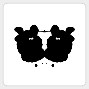 Rorschach - Inkblot test #14 Sticker
